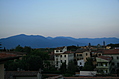 View from the Hotel Balcony 11: hills, trees, houses