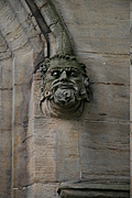 Carved stone head 1