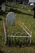 Overgrown grave