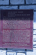 Belleville Station Plaque