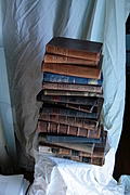 Pile of old books N