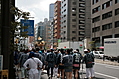 Procession leaving