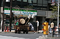 Pushing the drum