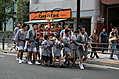 Children carrying the mikoshi