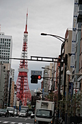 Tokyo tower, wonky