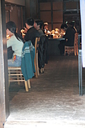 Japanese restaurant 2: looking in
