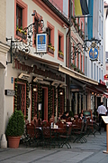 Colourful restaurant