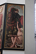 Painted panel illustrating Psalm 109