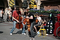Busking Cellists 2