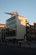 building with a sphere