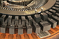 Hammond 1 (1881) 4: close-up of typewriter keys 2
