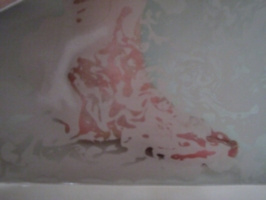 [picture: Bare foot underwater 3]