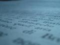 [Picture: Eighteenth Century Text: macro shot]