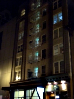 [picture: Fire Escape at Night]