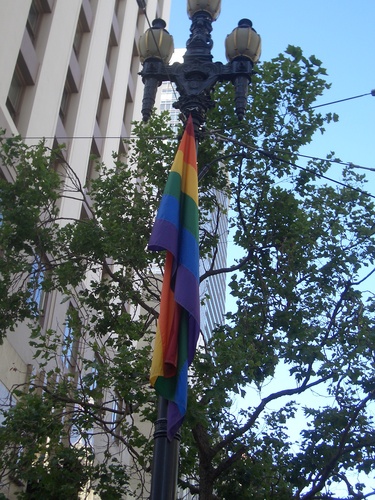 [Picture: SF Rainbow Flag]