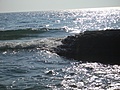 [Picture: Waves on rock]