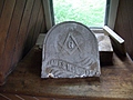[Picture: Old tombstone]