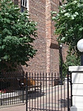 [Picture: Old brick wall and seat 2]
