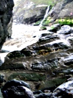 [picture: Tintagel Cove: the beach]