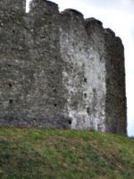 [picture: Restormel Castle 37: Castle wall from the outside 3]