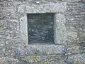[Picture: Pendennis Castle 17: Square niche]