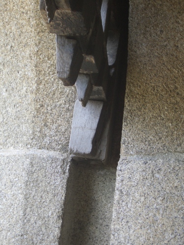 [Picture: Pendennis Castle 27: Wooden portcullis]