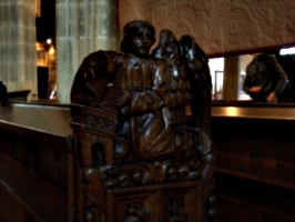 [picture: Parish Church 6: Carved angel]