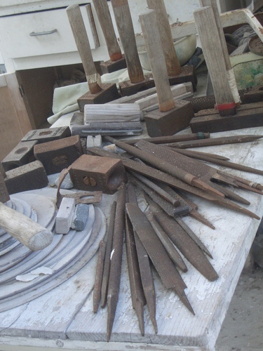 [Picture: Barbara Hepworth Musem & Sculpture Gallery 7: sculptor’s tools]