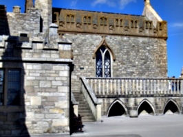 [picture: Castle chapel from the outside]