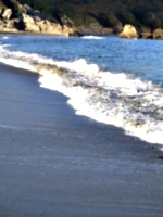 [picture: Cornish beach]