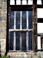 [picture: Tudor woodwork: window]