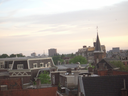 [Picture: Wonky Amsterdam Skyline]