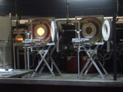 [Picture: Glassblowing Kilns]