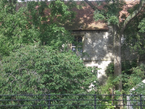[Picture: Abbey wall]