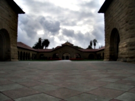 [picture: Campus courtyard]