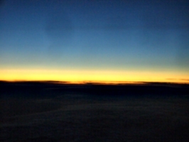 [picture: Sunset over the clouds 2]