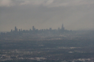 [picture: Chicago skyline from the air]