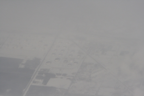 [Picture: Snow-covered fields seen through clouds 14]