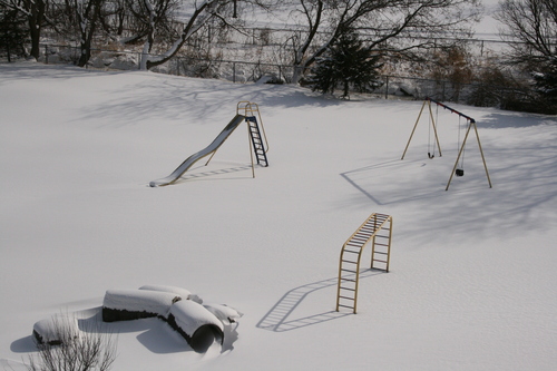 [Picture: No-one on the slide today 3]