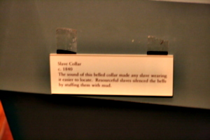 [picture: Slave collar 3: the caption]