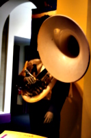 [picture: Marching bandsman]