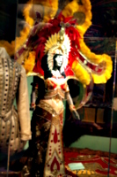 [picture: Bright Orange mardi Gras Costume]