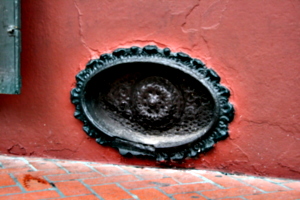 [picture: Iron basement ventilator]
