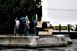 [picture: Jass fountain by the river]