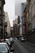 [Picture: Chartres Street: old and new]