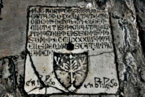 [picture: tombstone dated MCCCLXXXIII]