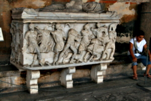 [picture: Second century A.D. Stone coffin 2]