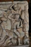 [picture: Sarcophagus from 2nd Century C.E. 2: detaill]