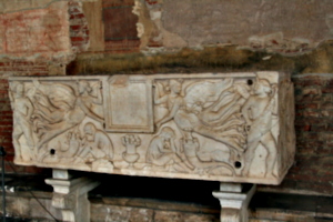 [picture: Second century sarcophagus 2: front view]