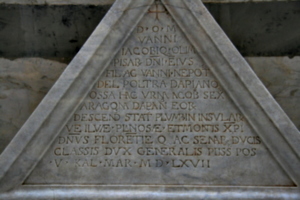 [picture: Reliquary 1: Pyramid with inscription]
